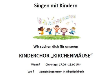 Kinderchor "Kirchenmäuse" - Wir suchen DICH!