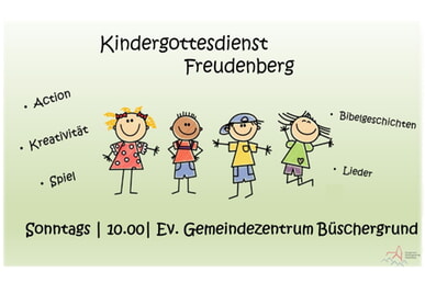 Sommerferien des Kindergottesdienst! Am 31. August gehts weiter!Eine schöne Ferienzeit!