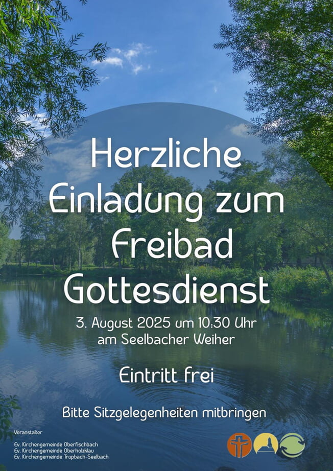 Freibad-Gottesdienst am Seelbacher Weiher