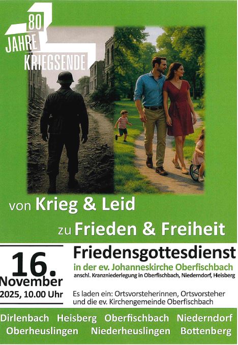 Friedensgottesdienst mit Pfr. Junk