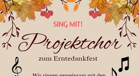 Projektchor zum Erntedankfest